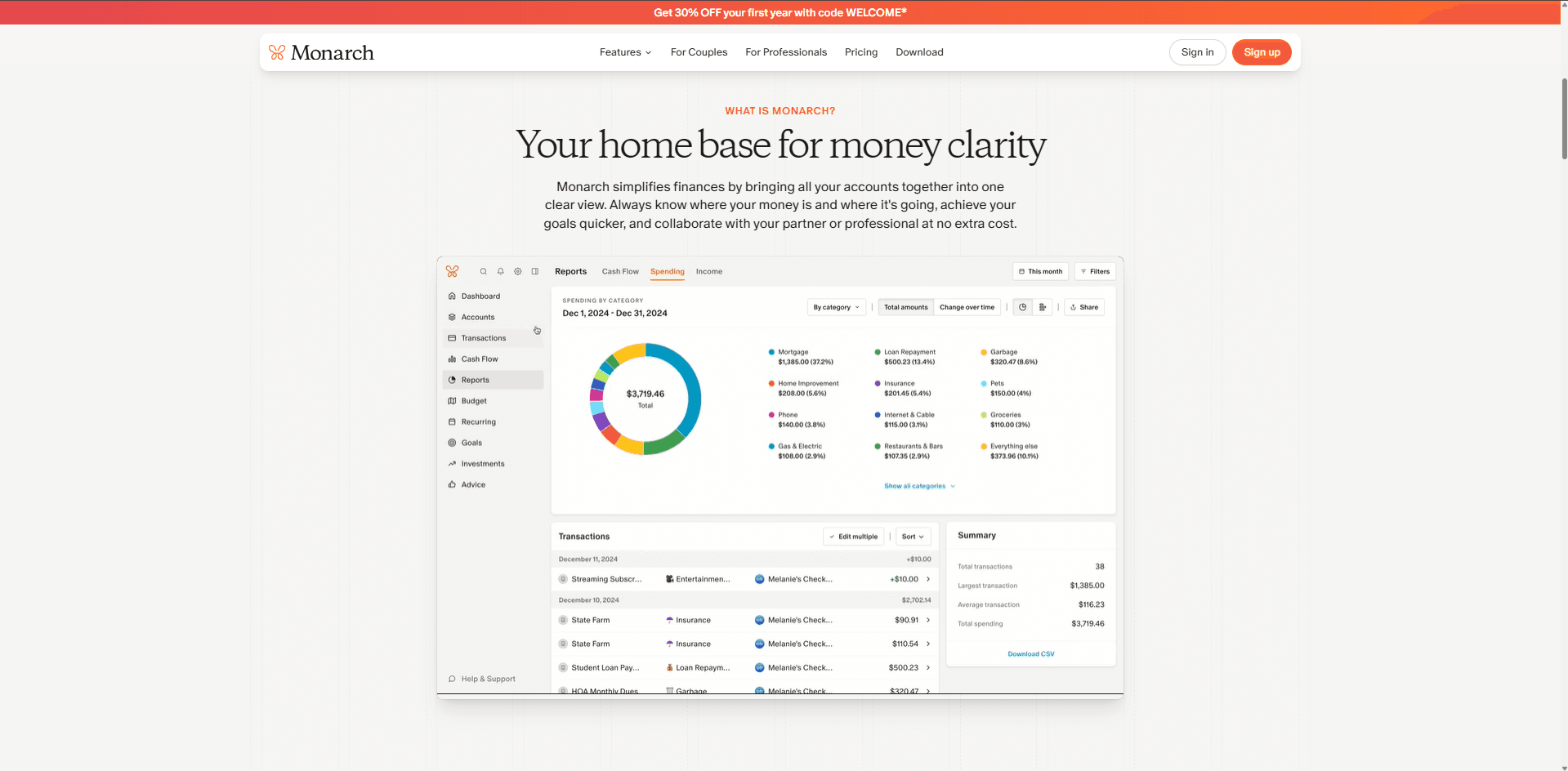 Personal Finance & Budgeting App
